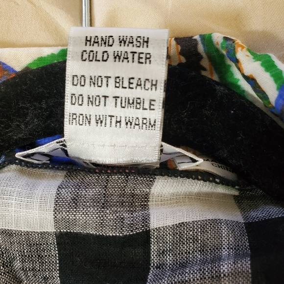 Feratelli Mixed Media Print Coverup Kimono Cardigan Multicolor XL - Picture 11 of 12